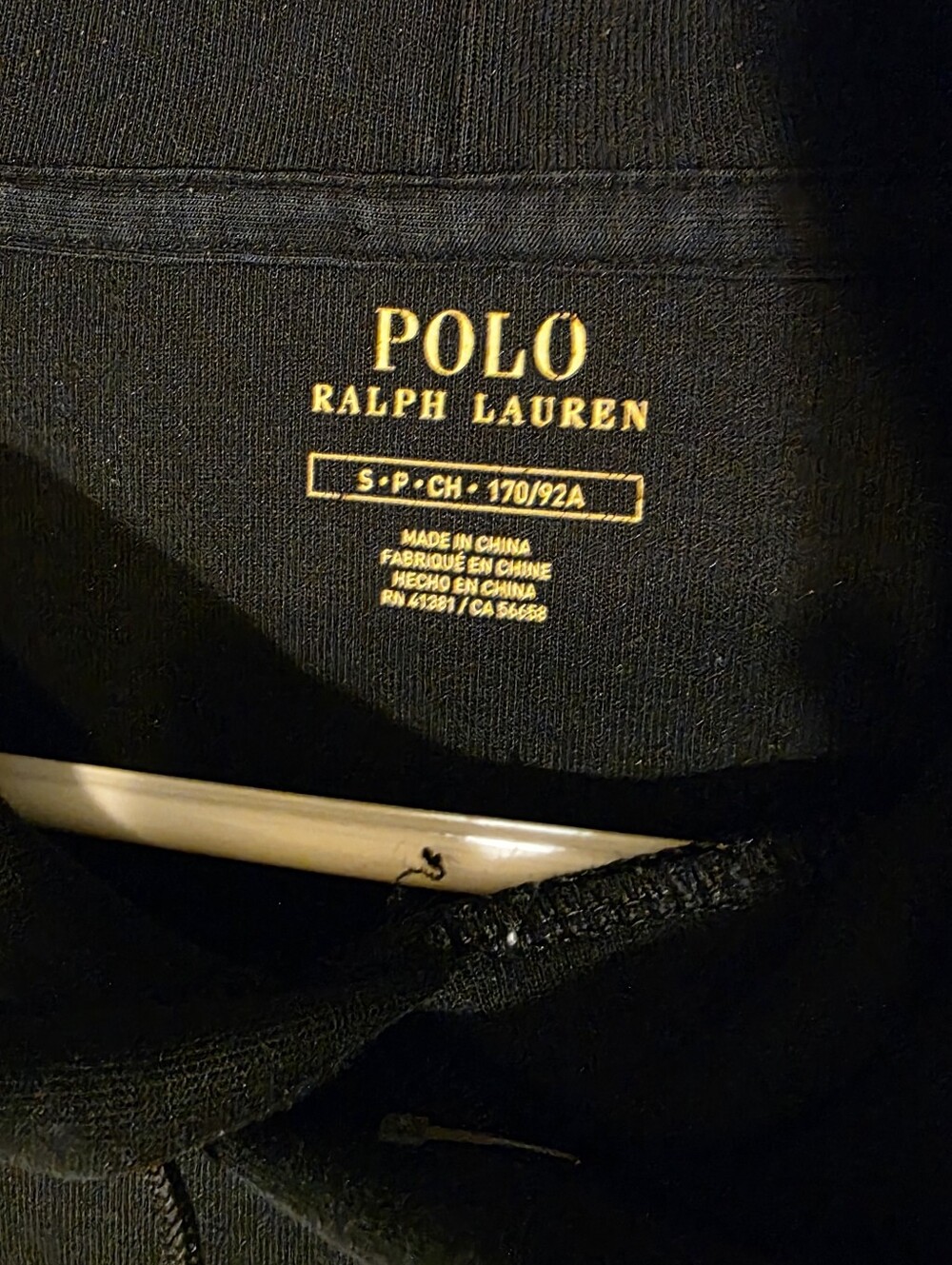 Polo Ralph Lauren Double-Knit Tech Hoodie Black Small - Picture 7 of 13